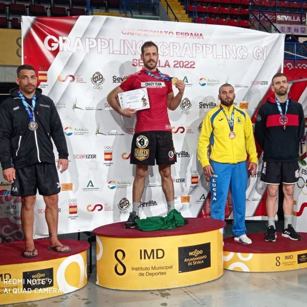 Campeón de España de Grappling 2022, categoría Senior 84 kg